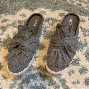 MIA Grey slip on shoes
